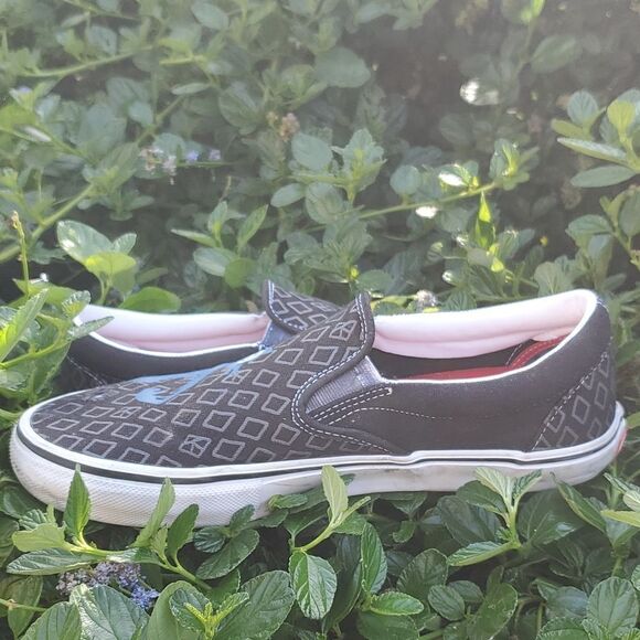 Vans x Krooked by Natas for Ray Barbee Popcush Sk8 Skateboarding Shoes 9.5 main image 6